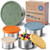 Microwavable Stainless Steel Food Containers, Lunch Boxes, Set of 5, Muted