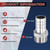 Kozelo 6pcs Stainless Steel Hose Barb Fittings 1-1/4"Barb to 1-1/4"NPT Male