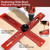 14in Woodworking Scriber Marking Line Ruler, Adjustable Aluminum Alloy Sliding T-Square Ruler,Precision Line Drawing aid Ruler with Angle Adjustment Scale Drilling Positioning (Red)