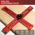 14in Woodworking Scriber Marking Line Ruler, Adjustable Aluminum Alloy Sliding T-Square Ruler,Precision Line Drawing aid Ruler with Angle Adjustment Scale Drilling Positioning (Red)