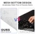 NiHome Non Slip Shower Mat 27x27 Loofah Mesh Bathroom Floor Grey