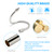 20Pack 7.6Inch Flexible Nozzle Extensions Brass Mist Rod for Misting System