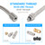 20Pack 7.6Inch Flexible Nozzle Extensions Brass Mist Rod for Misting System