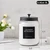 Glass Jars Laundry Containers with Lid, 0.5 Gallon Laundry Organization and Storage Jars, Laundry Detergent Container Laundry Powder Pods Holder, Glass Jar Wide Mouth with Scoops, Labels, 4 Pack