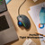 PORLEI Wired Ergonomic Trackball Mouse, 34mm Thumb Control, RGB Lighting