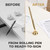 Gold Pen And Pen Stand Round Pen Holder Signing Pen Set Metal Attached To Desk Base Stands For Wedding Office Ballpoint Set Ballpoint Attached Base Desk Writing Supplies