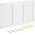 1 Pcs 24 x 12 Inch (Duct Opening) Return Air Vent Cover PVC, White