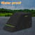 Skid Steer Loader Cover, Heavy Duty 600D Waterproof Oxford Cloth Skid Steer Cover, Rainproof Snow Wind UV Dust, with Zipper Door Air Vents Reflective Strips, for Kubota Caterpillar Case Bobcat Etc