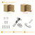Chibery 20 Pack Frameless Inset Soft Close Concealed European Hinges, Self Closing Satin Nickel, 105 ° Open Angle 4D Adjustment, Speed Control, Clip On, Stainless Steel for Cabinet Door