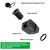 10900027 Fridge Freezer Wiring Kit and Threaded Socket Mount for Quick Installation onto 12V Battery Compatible with 12Volt Fridge Freezers