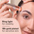 Finishing Touch Flawless Facial Hair Remover for Women, Rose Gold Electric Face Razor with LED Light, Recyclable Packaging