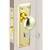 MaxxGeek Mortise Keyed Lock Set with Classic Knobs, Antique Door Knob, Vintage Mortise Keyed Lock Set, Fits 1-3/8"- 1-3/4" Interior Doors, Gold/Polished Brass, 1 Pack