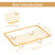 Snailhouse Soap Dishes, 2 Pack Self Draining Rustproof Stainless Steel Shower Bar Soap Dish Holder Tray Caddy Rack for Bathroom & Kitchen, Gold