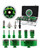 Tile Hole Saw Kit 14pcs- KURSTOL Diamond Core Drill Bits 6/6/8/20/25/35/50/75/100MM+4/5'' Finger Bit+2'' Chamfer Bit+4-1/2'' Saw Blade+SDS/HEX for Tile Porcelain Ceramic Granite Marble