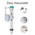 Universal Toilet Fill Valve Quiet Bottom Water Inlet Repair Replacement Parts Adjustable Height (V1260)