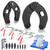 Lanties 19 Pcs Hydraulic Cylinder Spanner Wrench and Hydraulic Seal Installation Tools Set with Gland Nut Removal Tools for Farm Construction Equipment Easy Seal Installation Repair