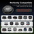 Upgraded Magnetic Radar Detector Dashboard Mount with N52 Magnets, Adhesive Holder for Escort, Uniden, Valentine One, Anti-Vibration Stable Fit, Adjustable Angle Design
