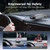 Upgraded Magnetic Radar Detector Dashboard Mount with N52 Magnets, Adhesive Holder for Escort, Uniden, Valentine One, Anti-Vibration Stable Fit, Adjustable Angle Design