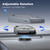 Upgraded Magnetic Radar Detector Dashboard Mount with N52 Magnets, Adhesive Holder for Escort, Uniden, Valentine One, Anti-Vibration Stable Fit, Adjustable Angle Design