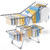 Sakugi Clothes Drying Rack, Foldable 2-Level with 55.5" Adjustable Wings