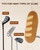 Big Teeth French Baguette Funny Putter Cover, Plush Baguette Bread Novelty Golf Club Covers, Fit Blade Putter Mid Mallet Putter and Hybrid Clubs, Drawstring Closure
