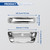 AUROLYNNE 5 PSC Chrome Exterior Door Handle & Tailgate Cover