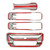 AUROLYNNE 5 PSC Chrome Exterior Door Handle & Tailgate Cover