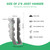 Heavy Duty 2X8 Joist Hanger 14 Gauge LU28 Galvanizing Face Mount Joist Hangers for Hurricane Ties for Rafter, Rafter Brackets for Floor, Trusses, Deck and Ceiling Joists -12 pk
