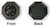 iMBAPrice IMBA-8161-BK Vertical Siding Lamp Octagon Mounting Kit with Built-in Box for Outdoor Smooth Flat Surface, Black