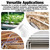 BrightRow 2 Pack 4 Inch 45 Degree Elbow PVC Fittings