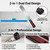 9-Piece Professional Caulking Spatula Set with Wooden Handle