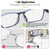 Eyeglass Nose Pads, Anti Slip Nose Pads for Glasses with Super Sticky Backing, Soft Silicone Adhesive Glasses Nose Pad (10 Clear Pairs)