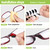 Eyeglass Nose Pads, Anti Slip Nose Pads for Glasses with Super Sticky Backing, Soft Silicone Adhesive Glasses Nose Pad (10 Clear Pairs)