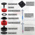 Silicone Body Mount Bushings Bolt Kit Compatible with Ford F250 F350 2008-2016 Crew Cab 2WD 4WD Durable Cab Bushings Improve Ride Comfort, Reduce Noise (Red)