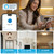 Sunmerit Wireless Dimmer Switch, 2 Remote Light Switch and 2 Receiver kit, Work with Alexa Voice Control, Single Pole Smart Wall Switch Lighting Fixture for Dimmable Bulbs Ceiling Lamps, ETL Listed
