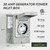 RVMATE Pre-Drilling 30 Amp Generator Power Inlet Box NEMA TT-30P
