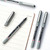 EYEYE Black Rollerball Pens 1.0mm, 12 Pack Roller Ball Pen Quick Dry, Liquid Black Ink Pens Bold Point Smooth Writing Pen for Journaling, Note Taking, Office, School Supplies