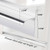 32" Shower Door Bottom Deflector for Chrome Framed Shower Door