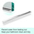 32" Shower Door Bottom Deflector for Chrome Framed Shower Door