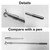 Draw Rod for Cordless Windows Blinds and Shades, Easy to Pull The Window Shades Down and Up, Metal Rod,- from 13" to 24"