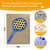 Cat Litter Box Mat-Super Large 47''x36'' Litter Trapping Mat for Cat-XXL Litterbox Matt for Floor-2 Layer Catcher Rug for Pet kitty Litterbox-Waterproof Urine Proof,Non-Slip