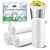 108 Count Small Trash Bags, 2.6 Gallon Mini Garbage Can Liners Unscented Wastebasket Clear Trash Bags for Bathroom, Kitchen, Bedroom