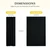 NICETOWN Adjustable Portable Travel 100% Blackout Curtain Shade 78 inch Long for Cafe and RV, Rod Pocket and Back Tab Drape with Suction Cups and No-Sew Snap, 50" x 78", Black, 1 Panel