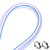 DERPIPE Soft Braided PVC Tubing - 1" x 1-19/64" OD High Pressure Clear Flexible PVC Tube Reinforced Vinyl Hose for Water, Oil with 2pcs Hose Clamps (25Ft)