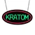 LED Kratom Neon Sign, 16"x8", Smoke & Vape Shop Decor, Tobacco Store Light