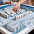 Quera 50 Mahjong Cocktail Napkins Paper Vintage Blue Disposable for Ladies