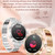Smart Watch for Women, Answer/Make Call, 1.32'' AMOLED Fitness Trackers with Heart Rate//SpO2/Sleep Monitor, 130+ Sports Modes, IP68 Waterproof Smartwatch for iOS Android, 3 Watch Bands (Silver)