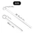 10Pcs Sewing Loop Turner Hook Set (5 Long & 5 Short) - Stainless Steel Handmade Sewing Tools for Fabric Tubes, Belts, Straps & Silicone Beads - DIY Knitting, Crafting Accessories with Latch