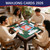 INROAN Mahjong Cards 2026 Official Revision for 2026-2027 Season, American Mah Jongg Large Print Easy to Read Rule Guide, Perfect for Game Nights & Parties (4pcs Random Colors)
