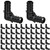 50pcs 1/2" Poly PPSU Barb Crimp PEX Elbow Fittings, No Lead